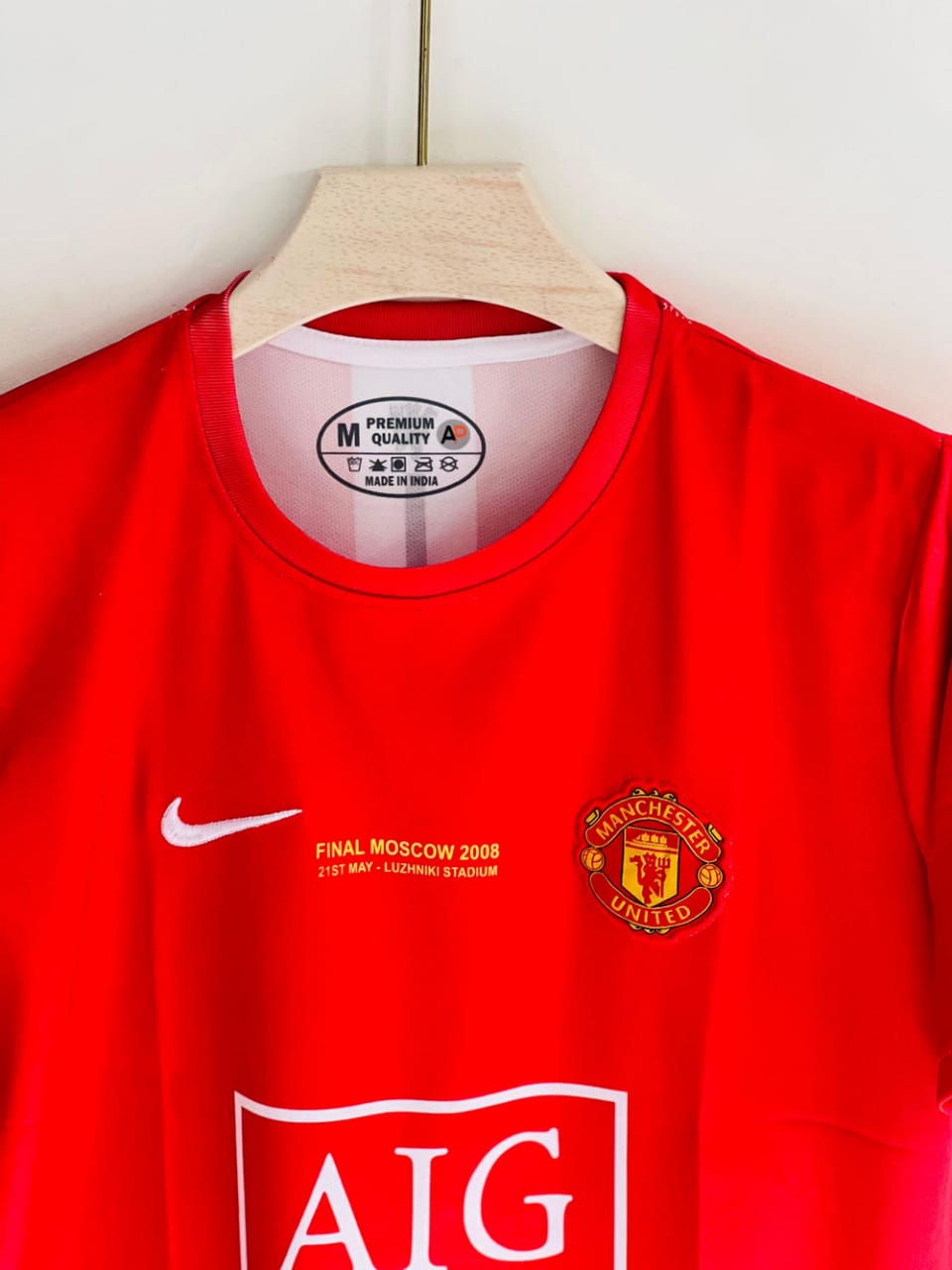 Manchester united 2008 C. Ronaldo Half sleeves retro