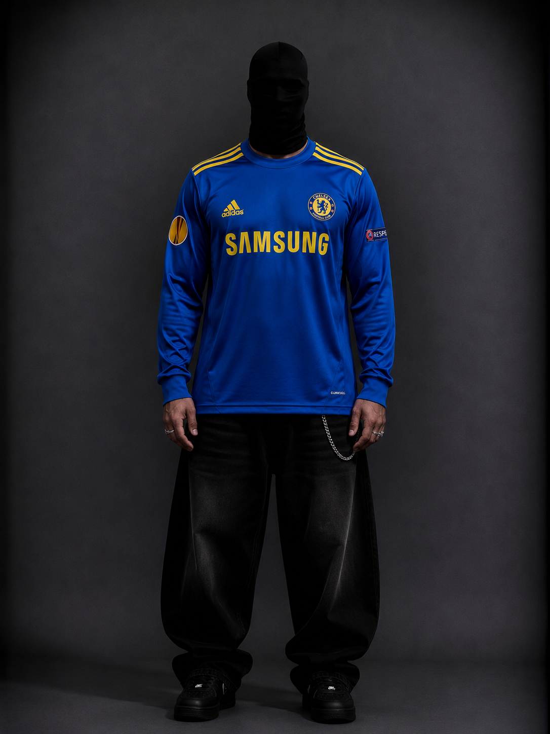 Chelsea FC Hazard full sleeves retro kit
