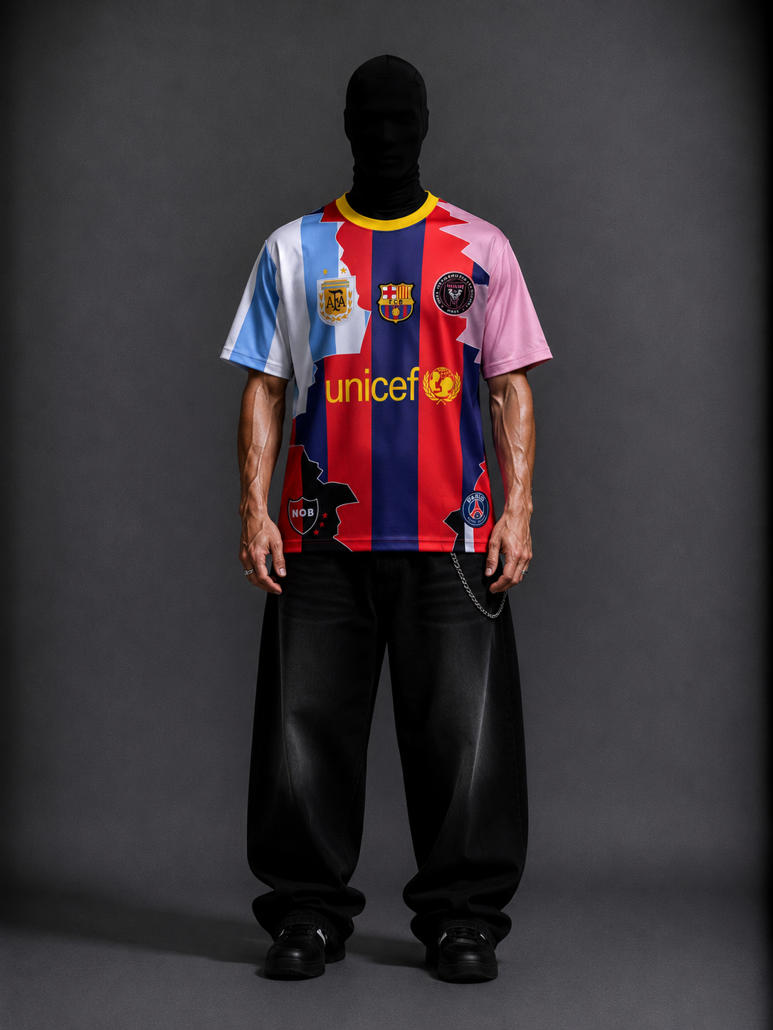 Limited edition messi all tribut half sleeves