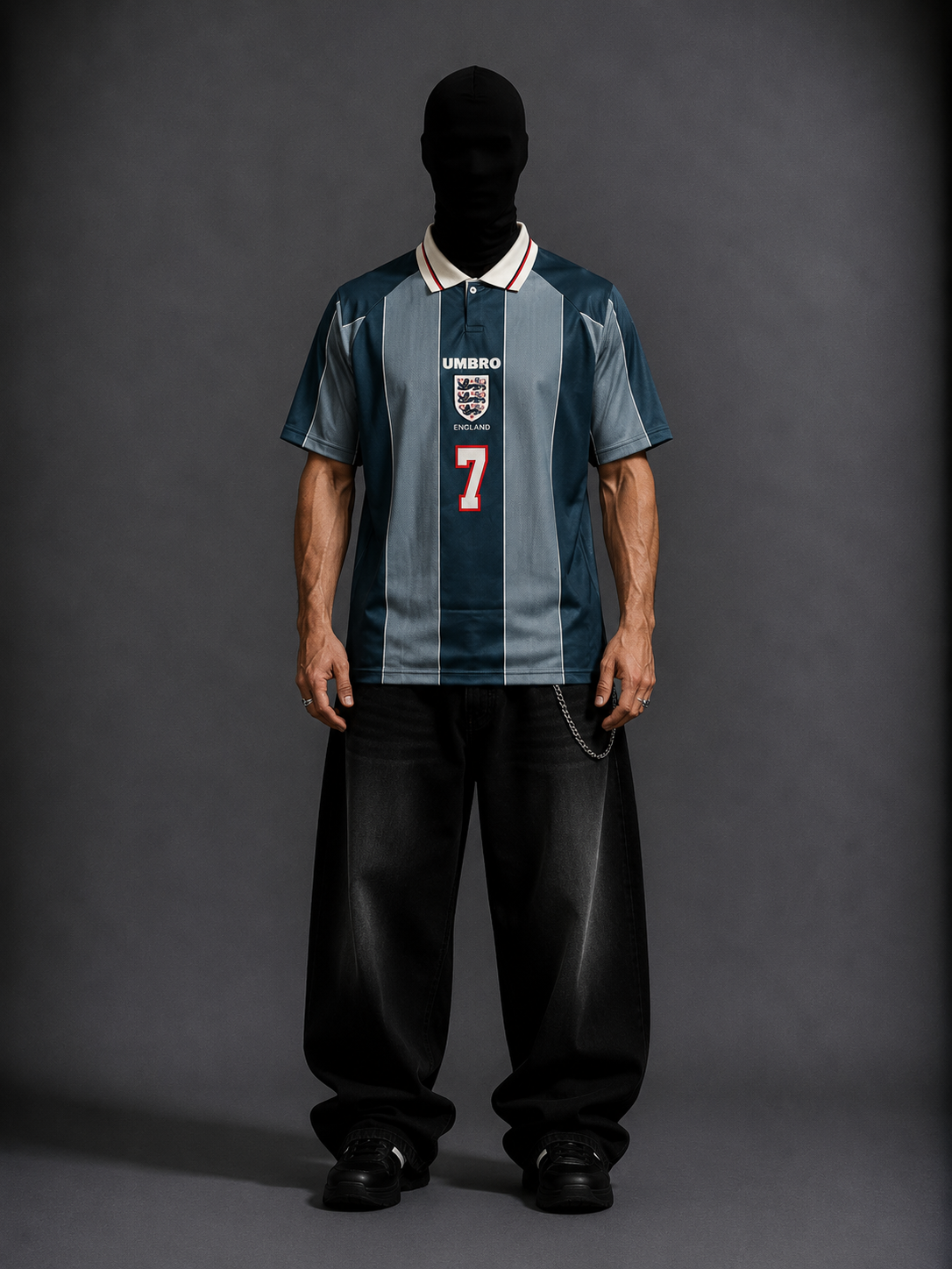 Beckham England retro half sleeve sublimation