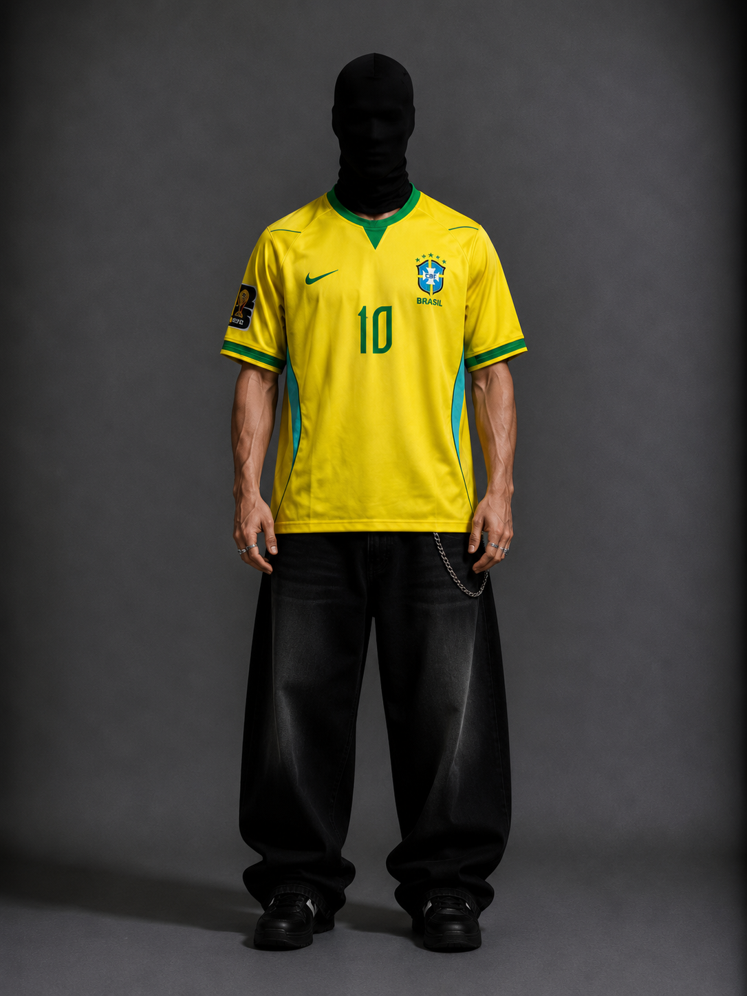 Brazil Neymar Jr WC 2026 half sleeve