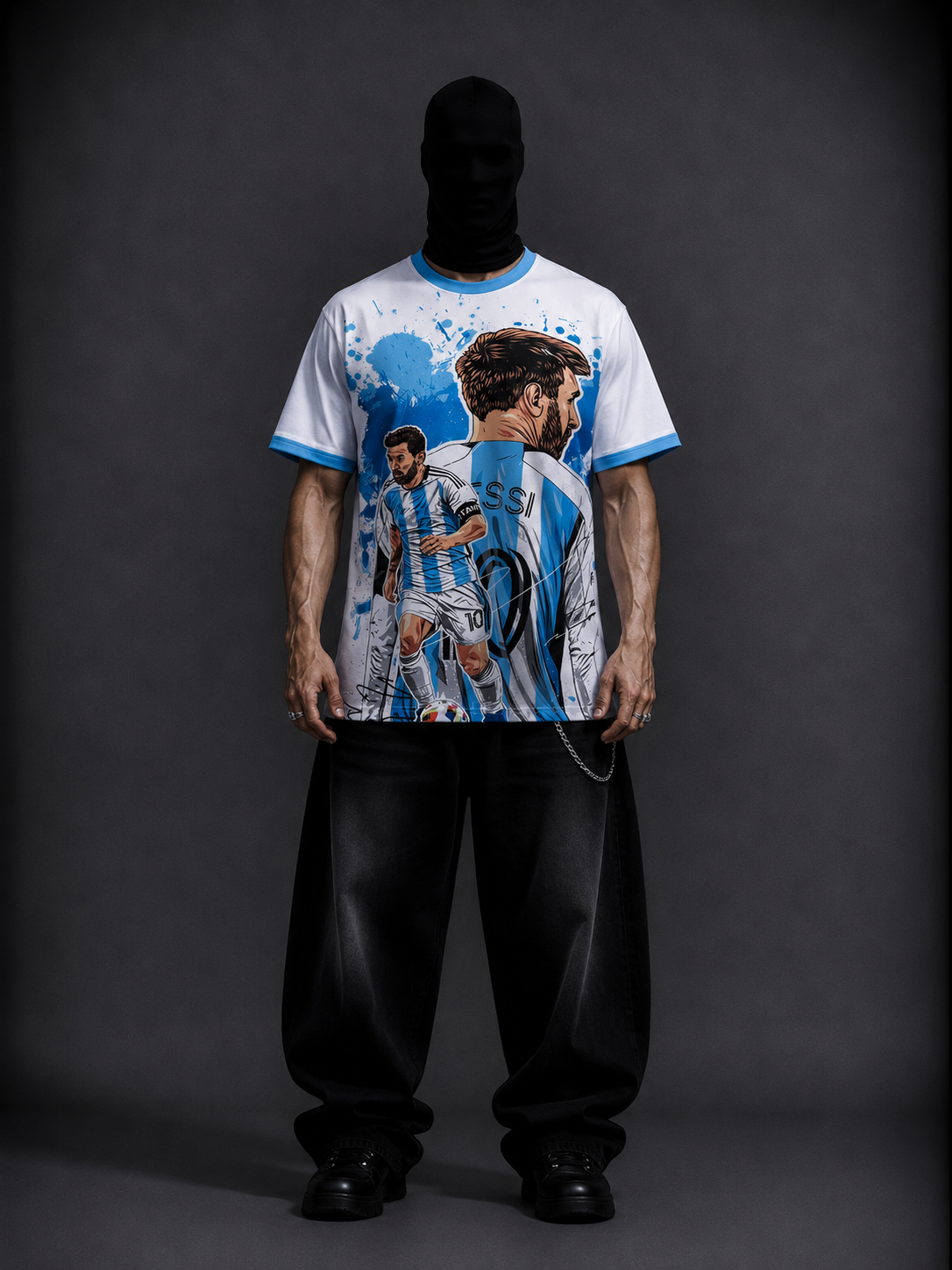 L. Messi tribute half sleeves kit
