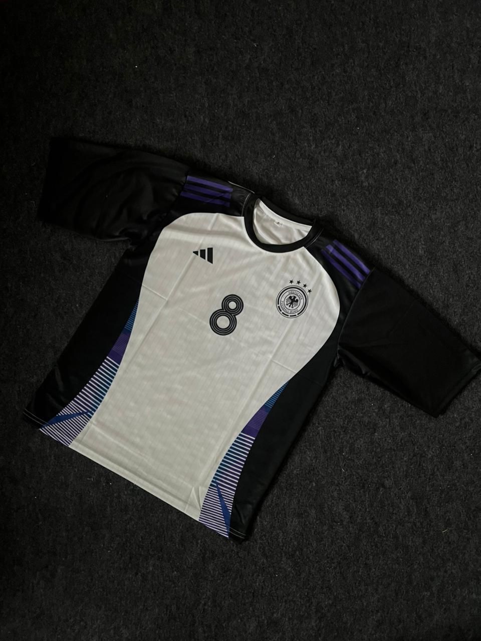 Germany away Tony Kroos half sleeves retro