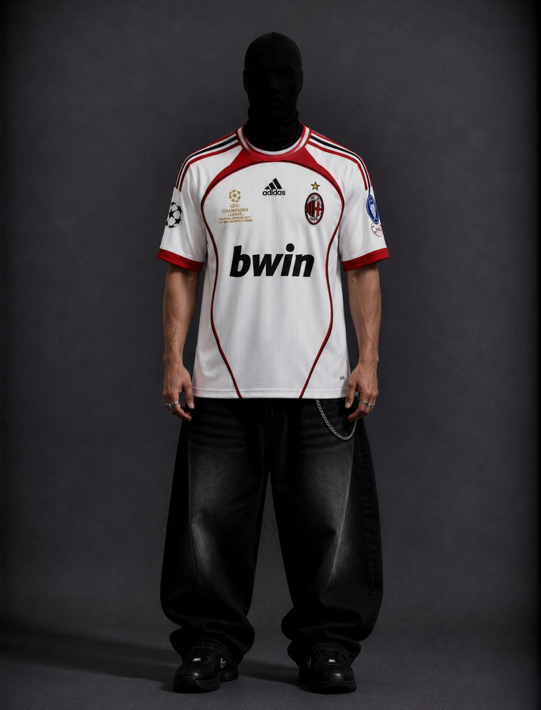Ac milan 2006-07 away Kaka half sleeves retro