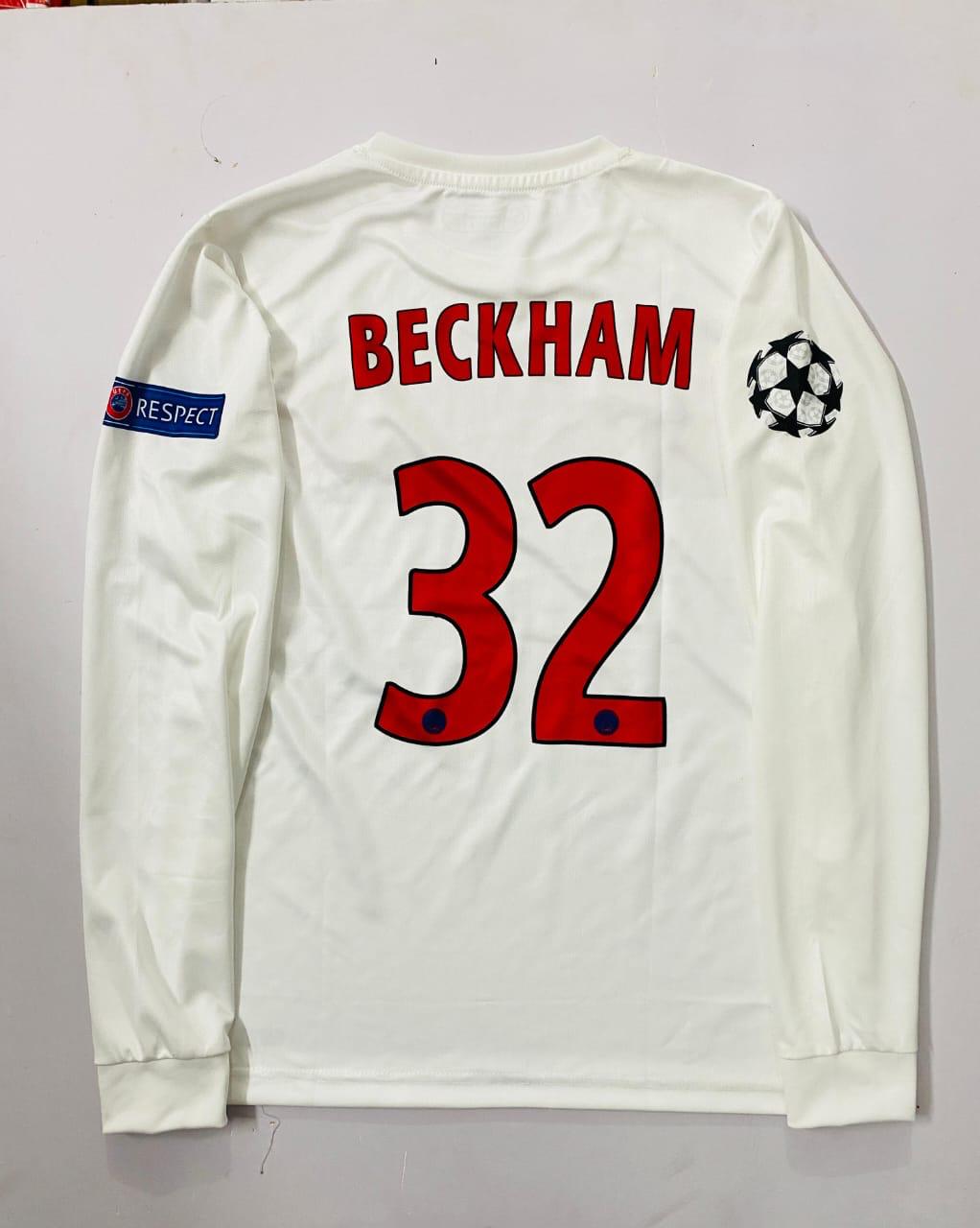 Paris Saint German (PSG) Beckham full sleeves retro