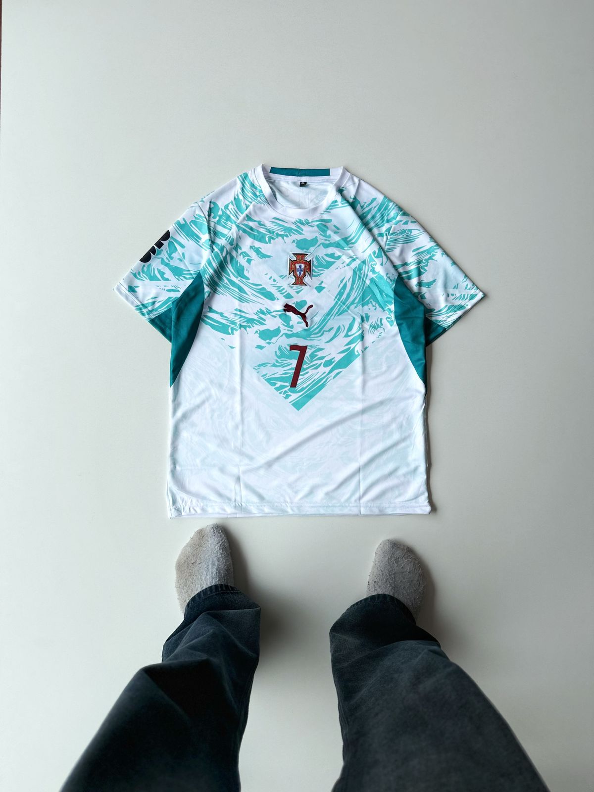 Protugal away WC 2026 Ronaldo half sleeve